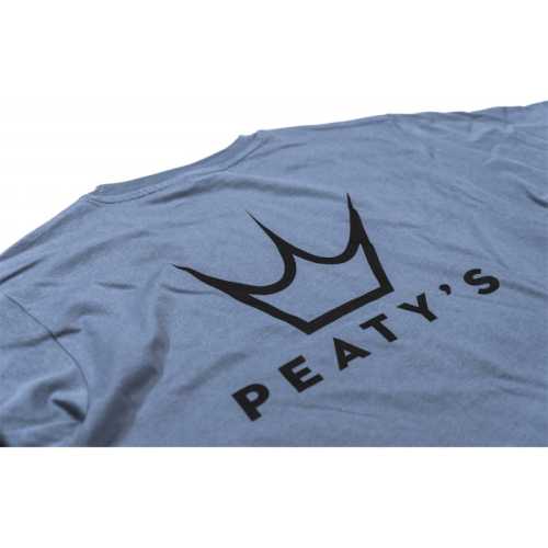Тениска Peaty's Ride Wear Printed T-Shirt - Faded Denim
